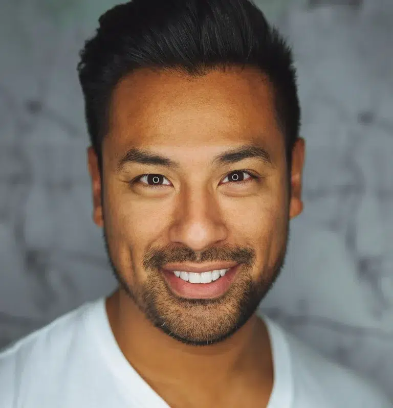 Smiling man looking into the camera